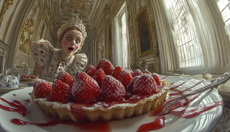 fragole con panna